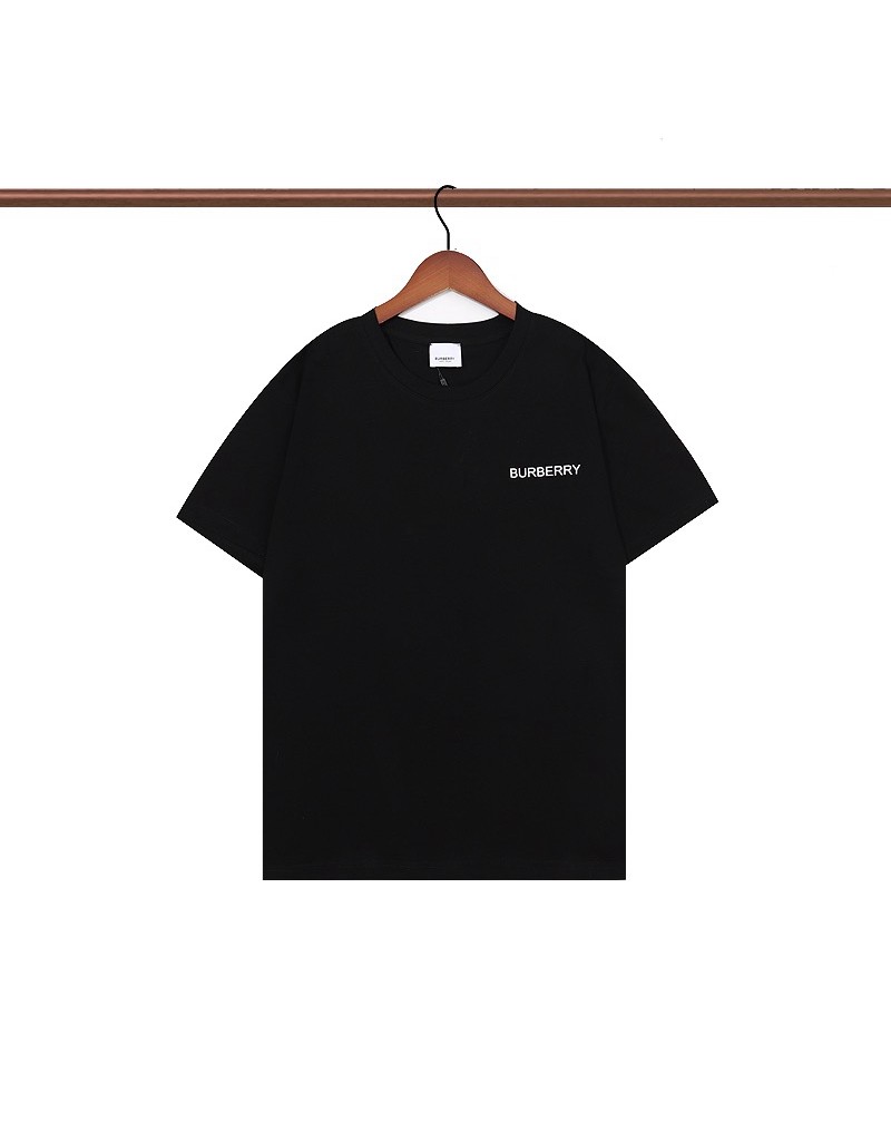 バーバリー 半袖tシャツファッション経典ティシャツトップスドリップ刺繍ロゴお洒落人気男女向け