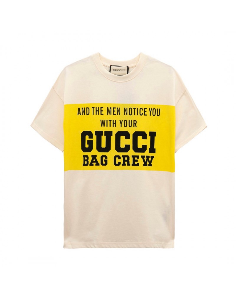 グッチ 半袖tシャツコットン製お洒落カジュアルティシャツトップス男女向けファッション大人気