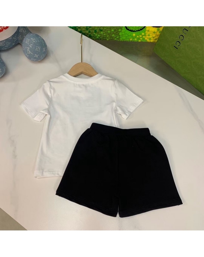 ケンゾー 半袖ハーフパンツセット子供向け可愛い虎付きtシャツ半ズボン上下セットカジュアルお洒落