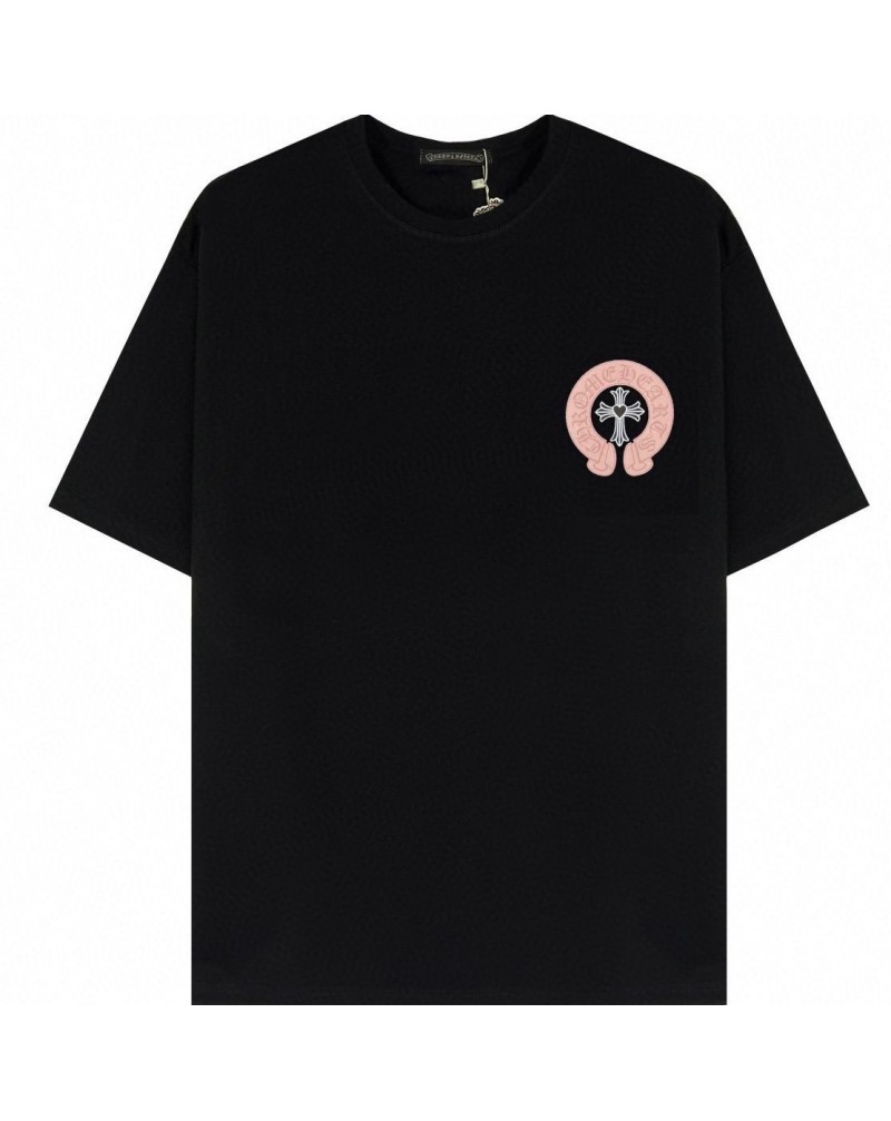 クロムハーツ 半袖tシャツ個性潮流カジュアル人気トップスペアお揃い