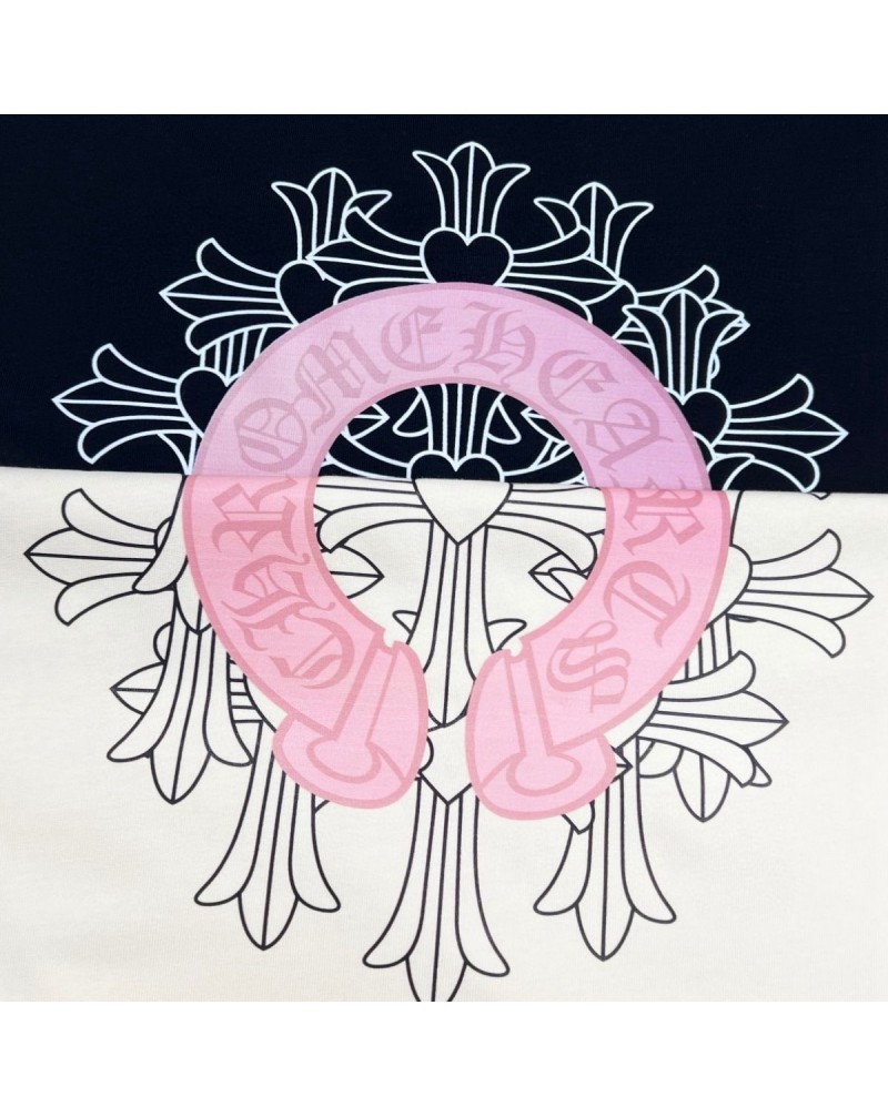 クロムハーツ 半袖tシャツ個性潮流カジュアル人気トップスペアお揃い