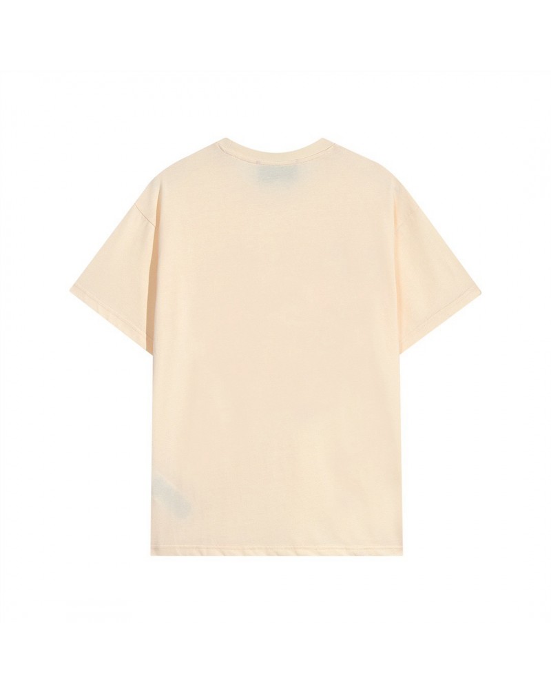 GG 半袖tシャツペアお揃いカジュアルティシャツトップスお洒落星英文字プリントファッション上着コットン製