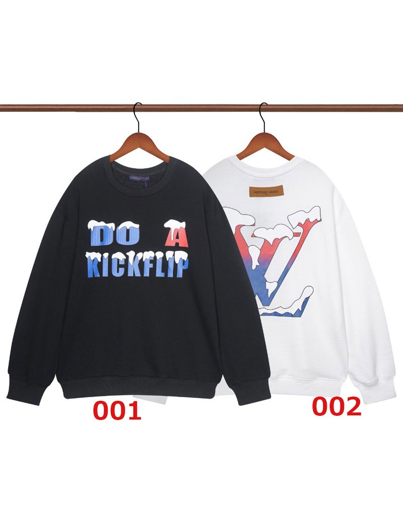 ルイヴィトントレーナーお洒落個性人気スウェットトップスカジュアルファッション上着男女向け ルイヴィトントレーナーお洒落個性人気スウェットトップスカジュアルファッション上着男女向け