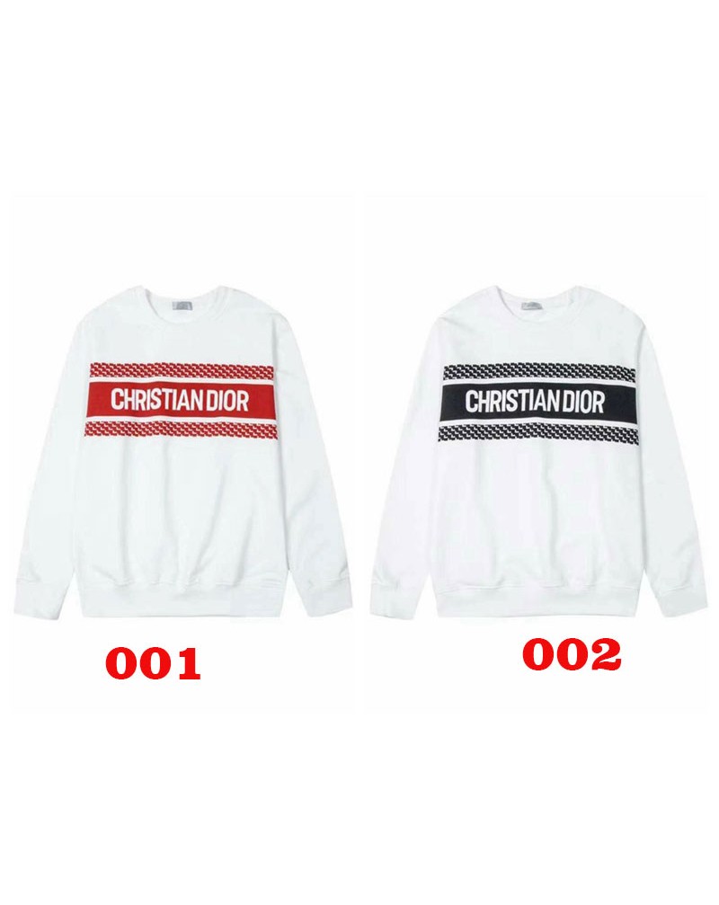 ディオール トレーナーお洒落経典スウェットトップスウェア男女向け人気コットン製ソフト柔らかい上着