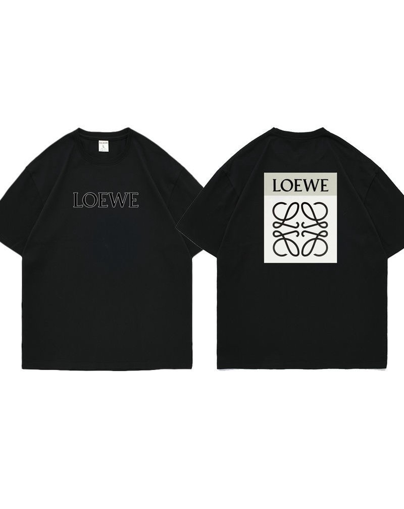 ロエベ 半袖tシャツコットン製トップスお洒落人気ブランドティシャツファッションカジュアル男女兼用