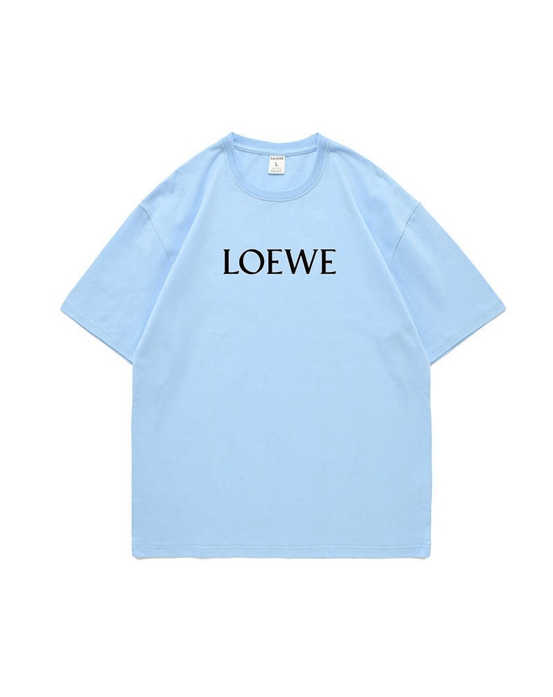 ロエベ 半袖tシャツコットン製トップスお洒落人気ブランドティシャツファッションカジュアル男女兼用