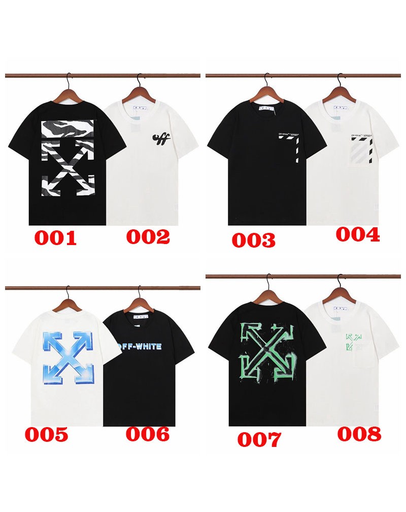 オーフホワイト 半袖tシャツペアお揃いカジュアル潮流人気独特矢印ティシャツコットン製通気性よいトップス