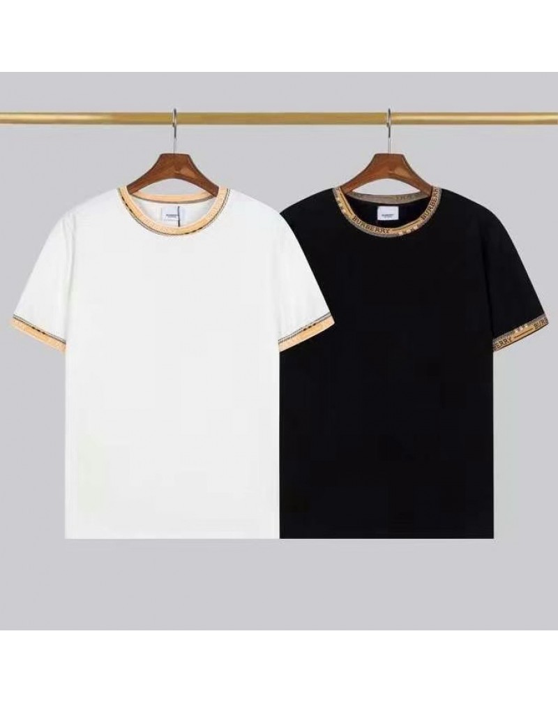 バーバリー 半袖tシャツお洒落人気ティシャツコットン製ファッション丸首トップス