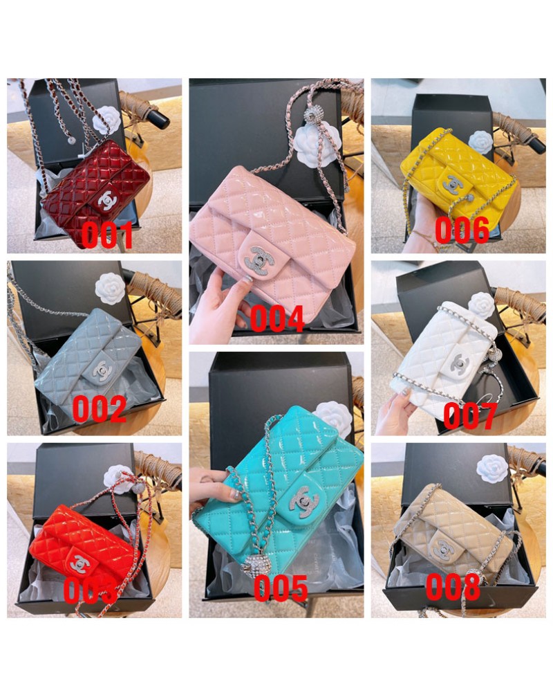 シャネル ミニショルダーバック高級キラキラ斜め掛けバッグチェーン肩紐小香風