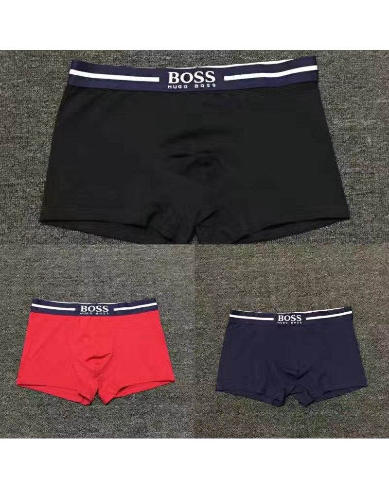 BOSS 男性用パンツ 三点セットコットンソフト肌触りよい四角パンツ