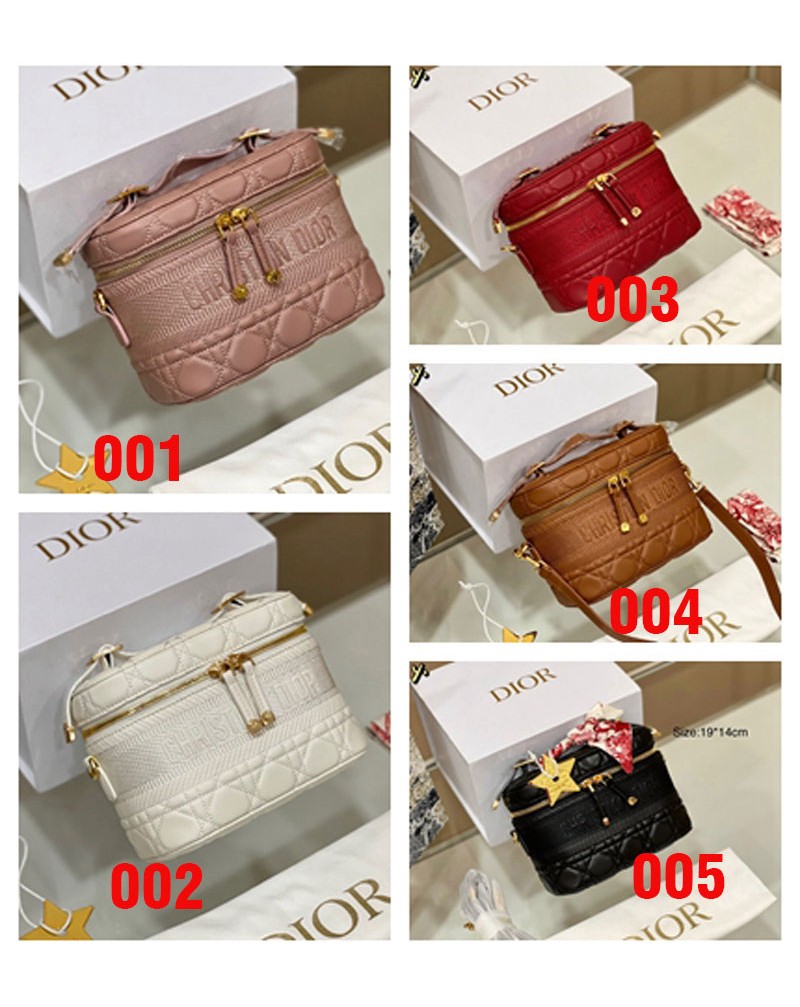 ディオール ポーチお洒落高級ファッションショルダーバック女性大人気キャンバス刺繍高品質