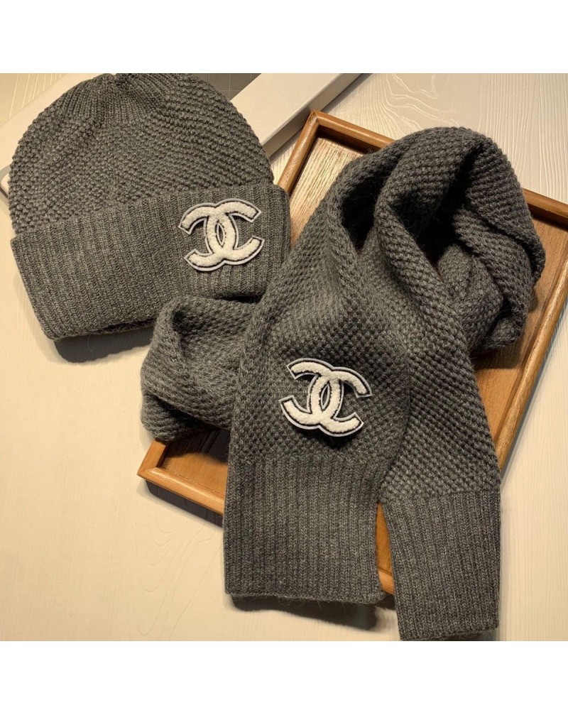 お洒落マフラーニット帽セットソフト柔らかい暖かい防寒マフラー編みハット友達プレゼントとして最適