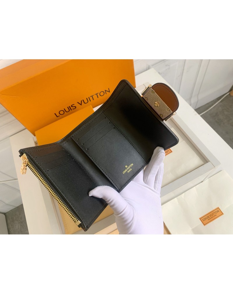 ヴィトン 財布 お洒落混色三つ折り短財布高級人気財布カードや小銭入れやお札収納携帯便利