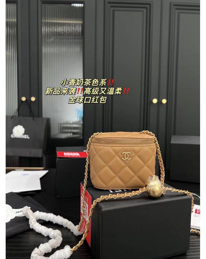 シャネルミニショルダーバッグお洒落新作ミニショルダーバック可愛い口紅バック高級チェーン肩紐シープスキン