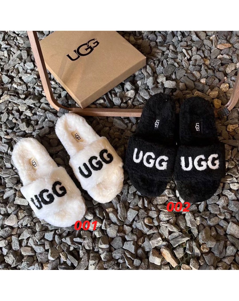 UGG ファースリッパお洒落ソフトスリッパ暖かい柔らかい