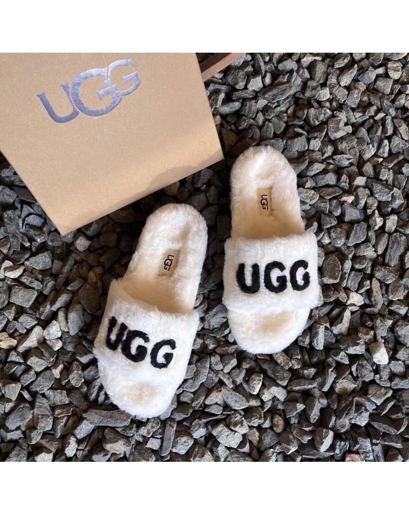 UGG ファースリッパお洒落ソフトスリッパ暖かい柔らかい