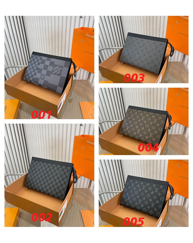 ヴィトン クラッチファッション高級ビジネス風クラッチハンドバック洗濯用品化粧品収納バッグ