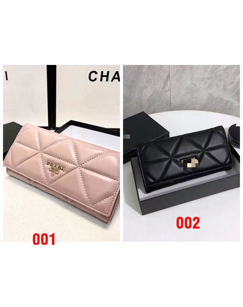 プラダ長財布高級羊皮製ファッション財布小銭入れや紙幣やカード収納可能
