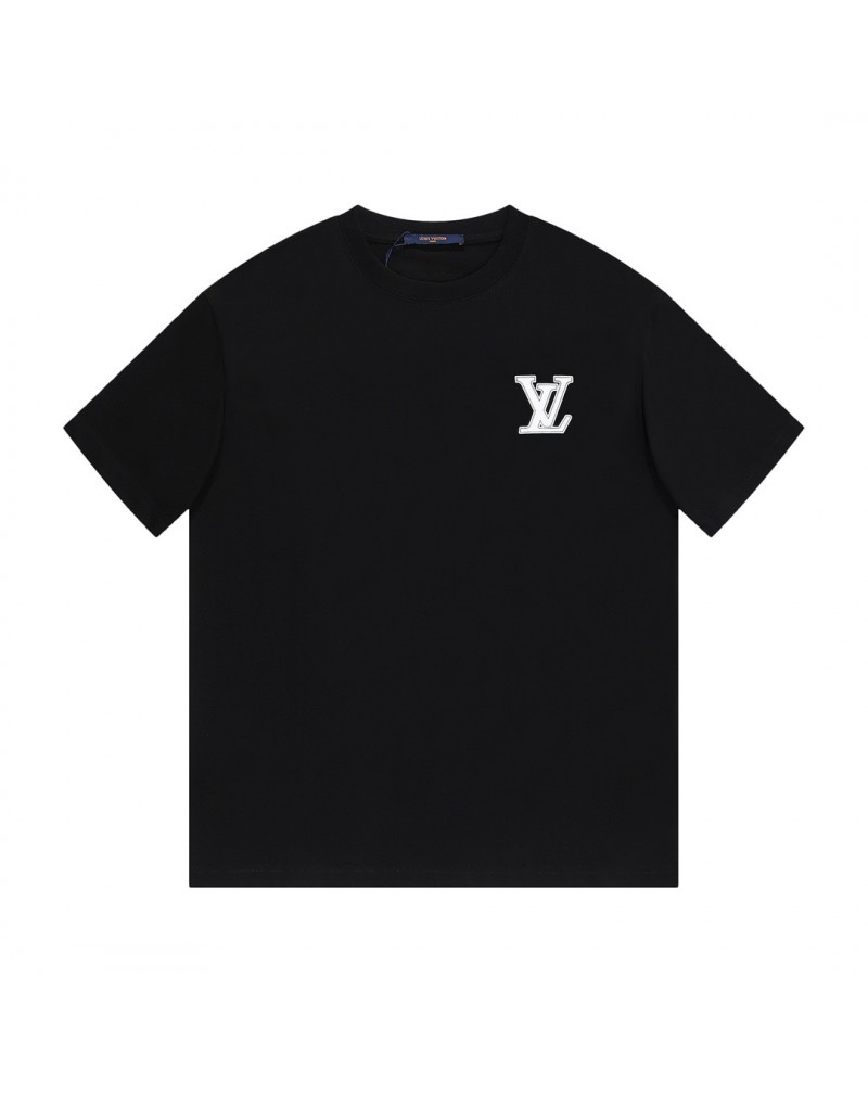 ヴィトン tシャツ半袖お洒落カジュアル人気トップスペアお揃い短袖コットン製肌に柔らかい