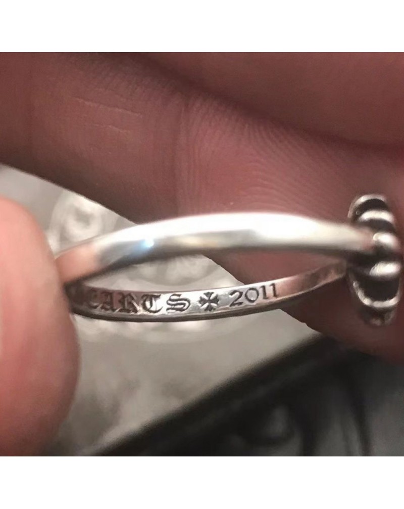 クロムハーツ 指輪リングお洒落人気潮流指輪シルバー製