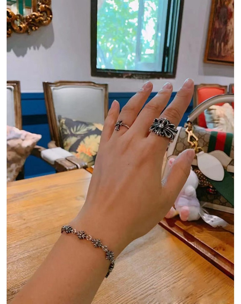 クロムハーツ 指輪リングお洒落人気潮流指輪シルバー製