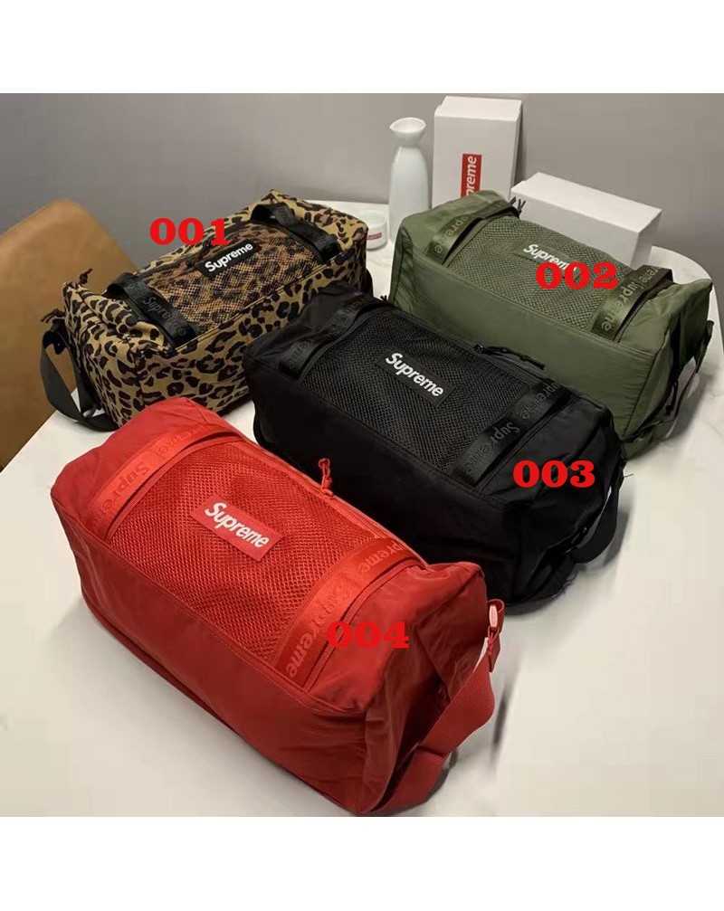 supreme 旅行バッグ潮流個性人気旅行ハンドバックショルダーバック歌手芸能人愛用