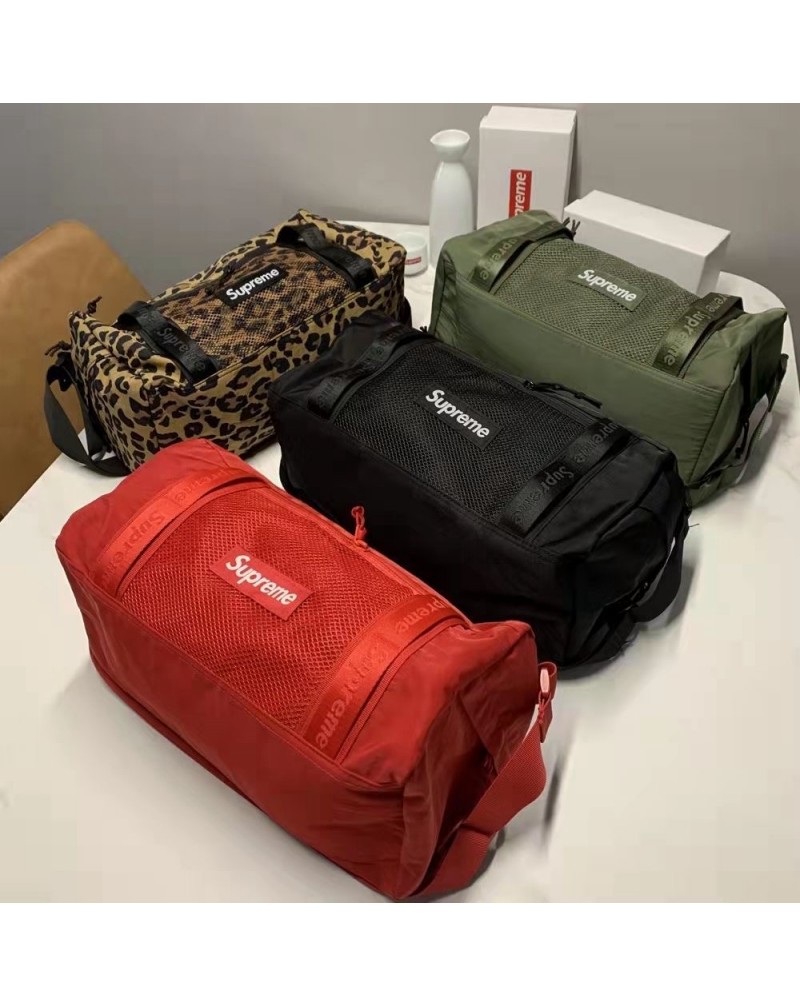 supreme 旅行バッグ潮流個性人気旅行ハンドバックショルダーバック歌手芸能人愛用