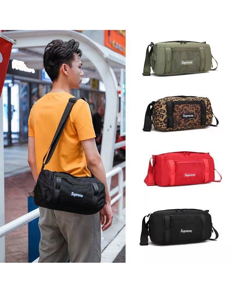 supreme 旅行バッグ潮流個性人気旅行ハンドバックショルダーバック歌手芸能人愛用