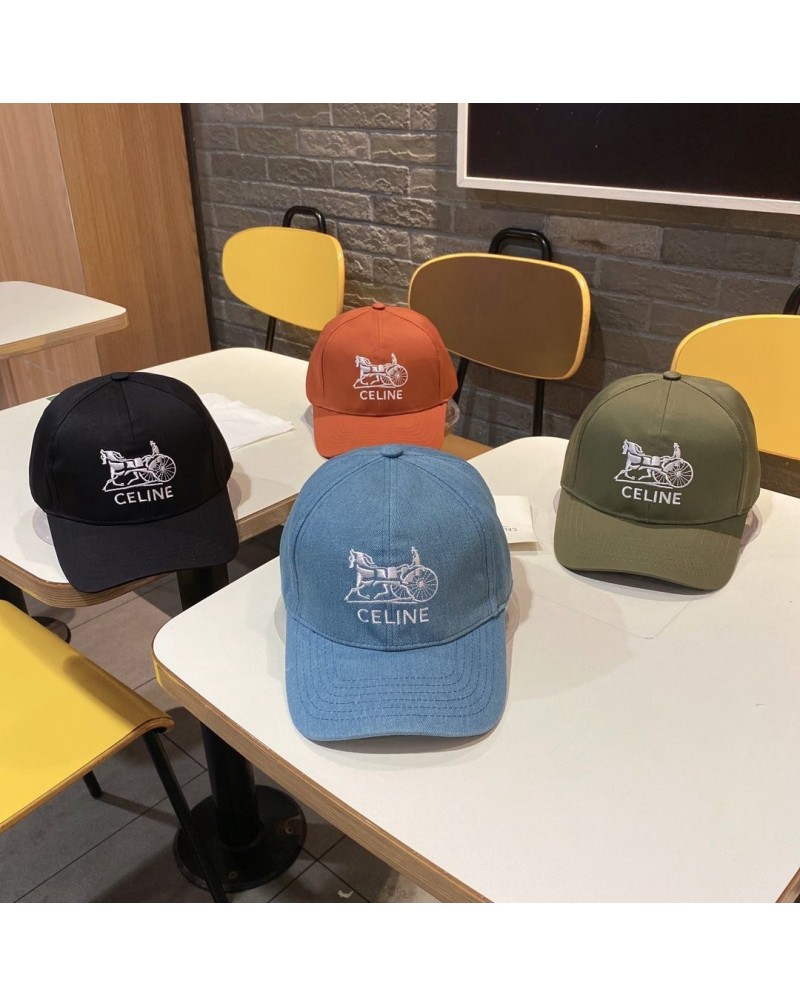 セリーヌ キャップお洒落刺繍野球帽子カジュアル人気キャップ男女兼用