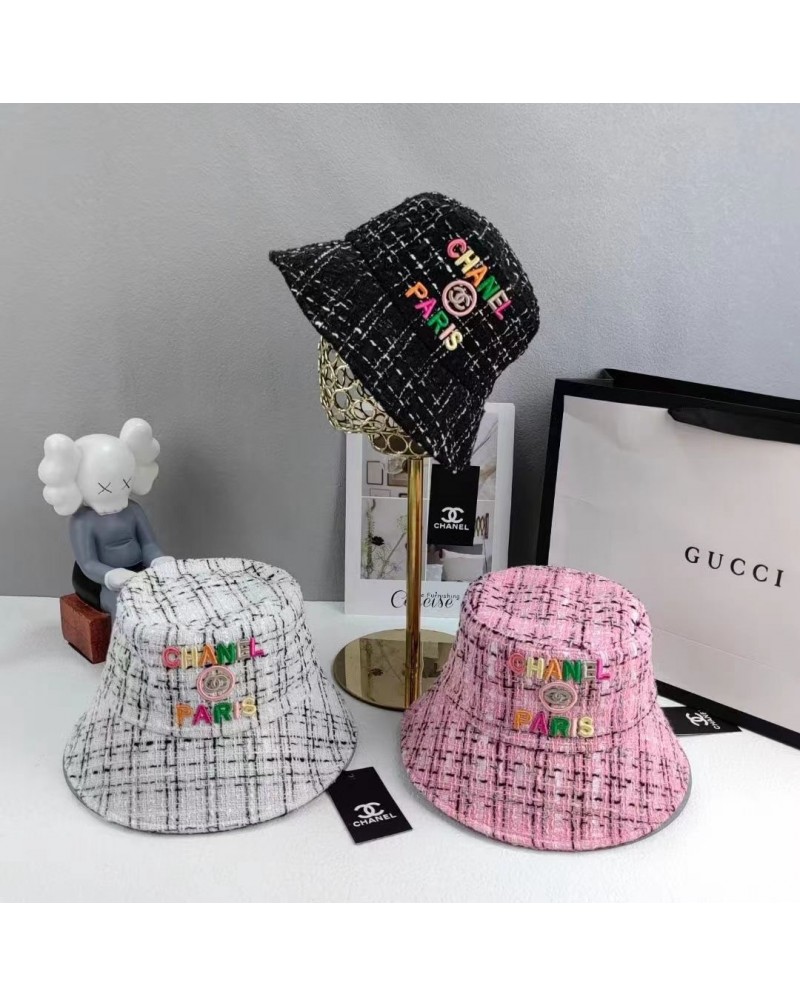 シャネル 漁師の帽子お洒落小香風高級ハット精緻刺繍人気帽子