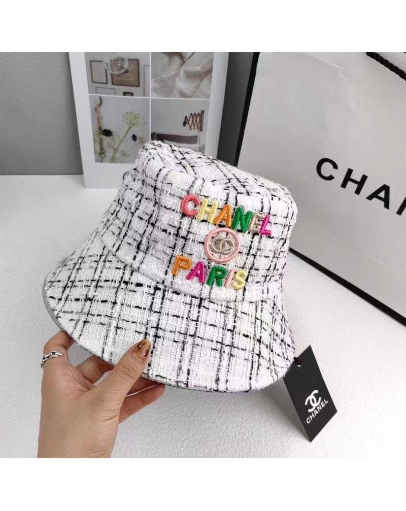 シャネル 漁師の帽子お洒落小香風高級ハット精緻刺繍人気帽子
