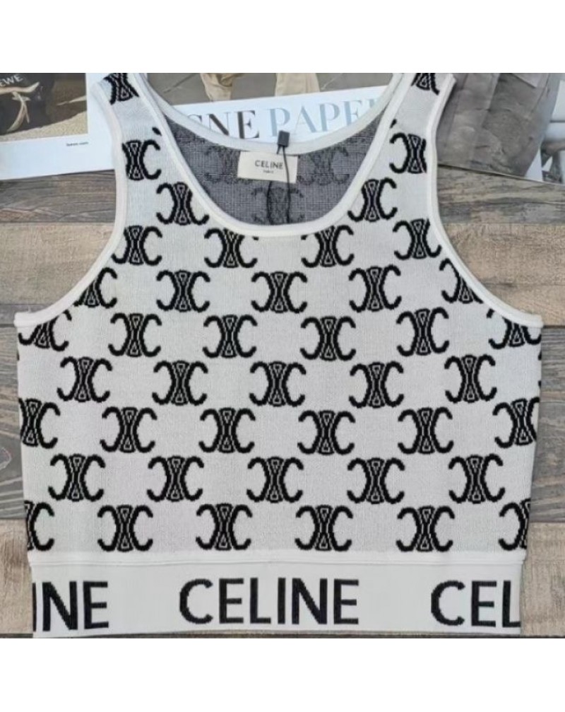 セリーヌ ベストニットトップスお洒落ファッション潮流ベスト女性向け人気 セリーヌ ベストニットトップスお洒落ファッション潮流ベスト女性向け人気