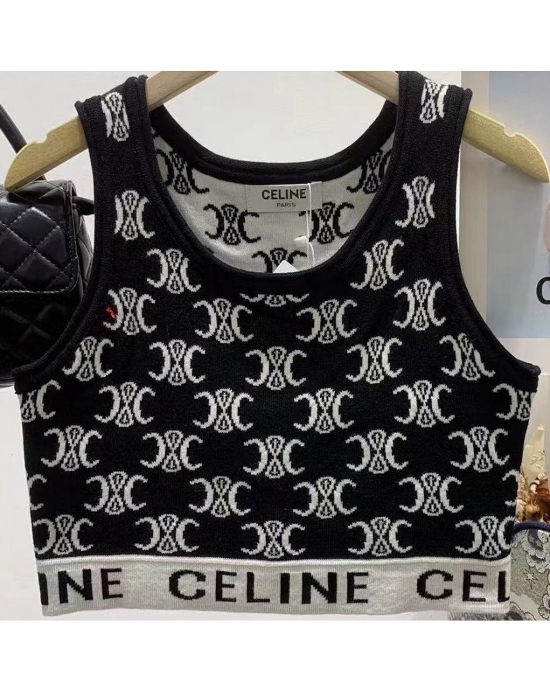 セリーヌ ベストニットトップスお洒落ファッション潮流ベスト女性向け人気 セリーヌ ベストニットトップスお洒落ファッション潮流ベスト女性向け人気