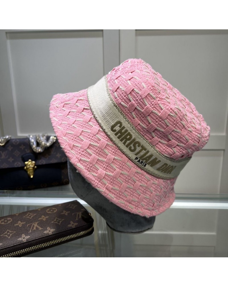 ディオール漁師の帽子お洒落人気帽子ファッション新品編み物