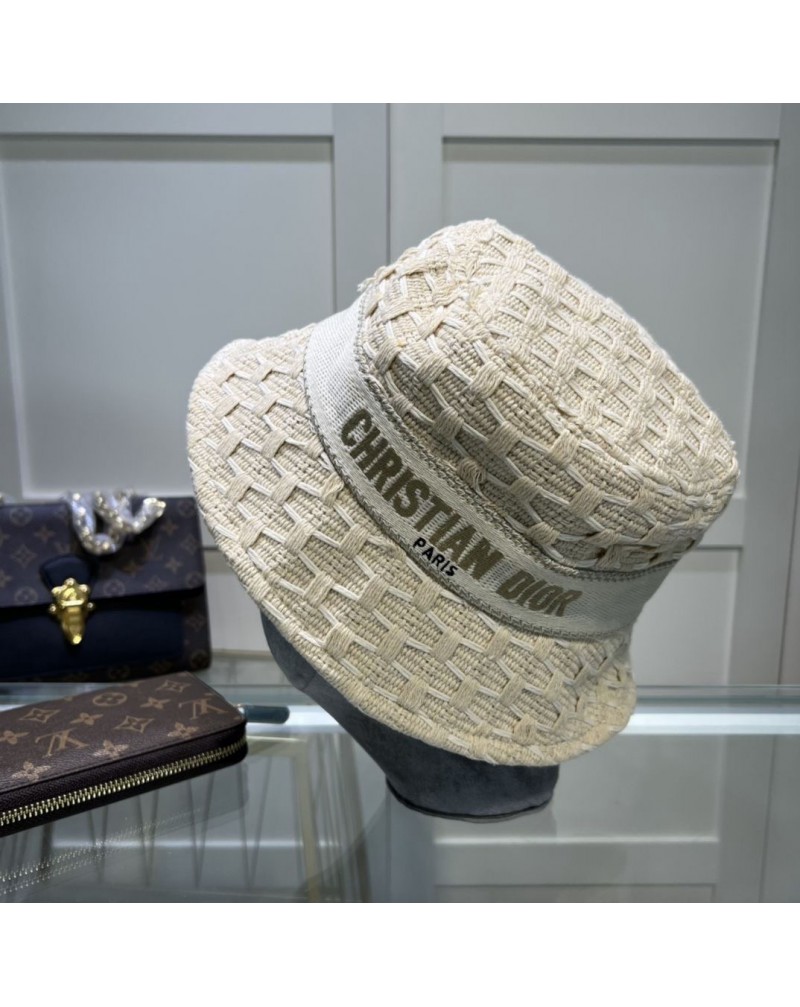 ディオール漁師の帽子お洒落人気帽子ファッション新品編み物