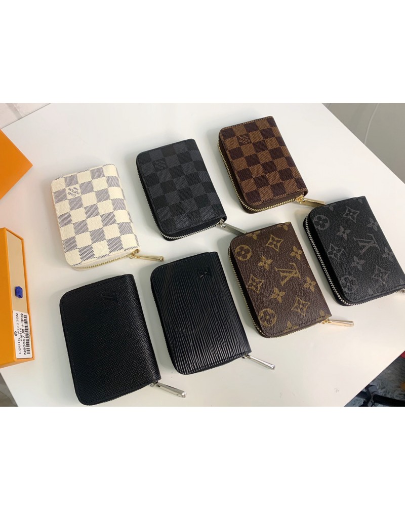 ヴィトン小銭入れ収納ケースコインケースカード入れカバーファスナー付き紛失防止