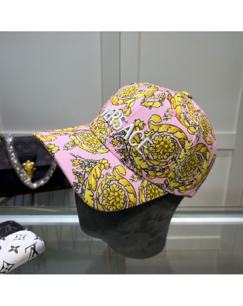 ヴェルサーチキャップお洒落個性刺繍人気野球キャップ帽子男女兼用 ヴェルサーチキャップお洒落個性刺繍人気野球キャップ帽子男女兼用