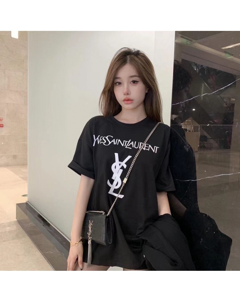 サンローランｔシャツ半袖 カーディガンファッション優雅レディースむけ人気