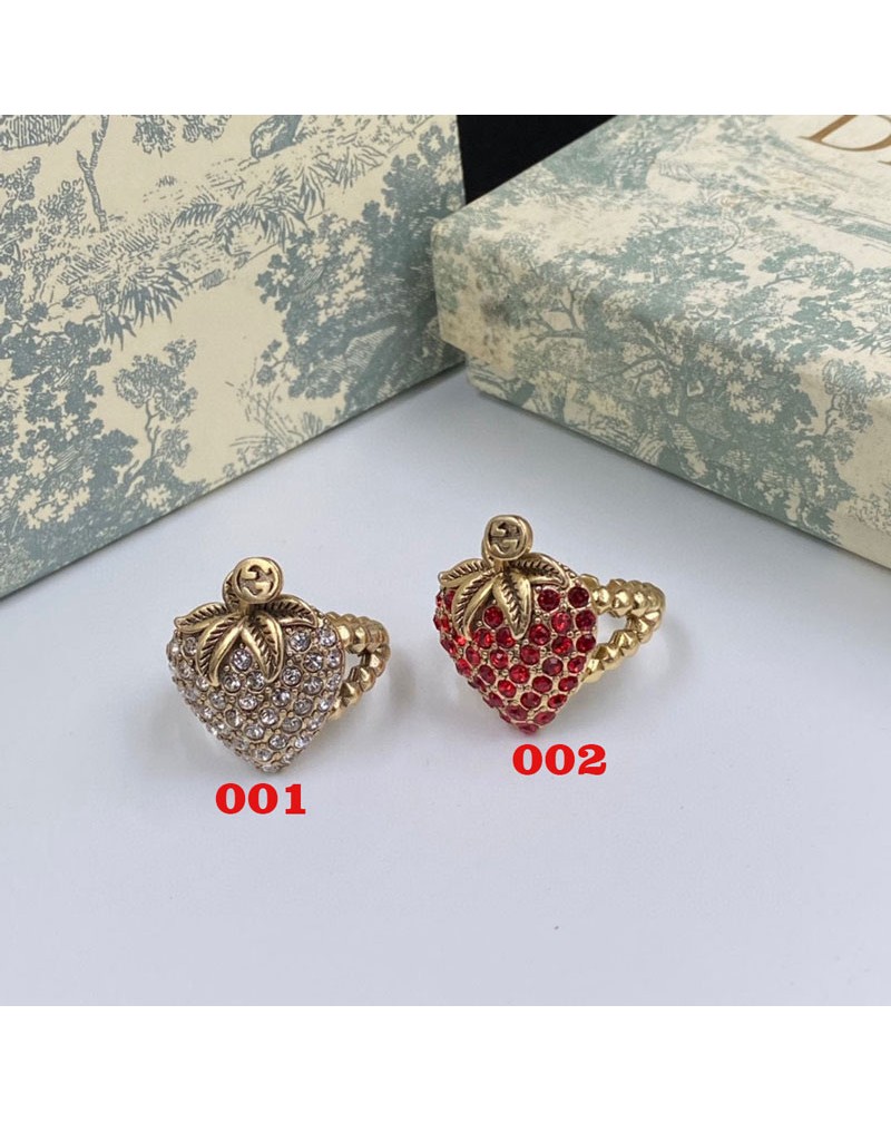 グッチ 指輪可愛いいちごリングお洒落キラキラ グッチ 指輪可愛いいちごリングお洒落キラキラ