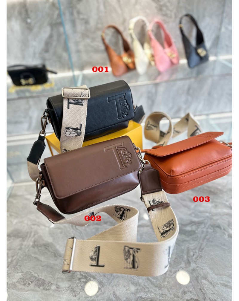 tod's ショルダーバックお洒落高品質斜め掛けバッグ潮流個性男女向け独特肩紐サイズ調節可能