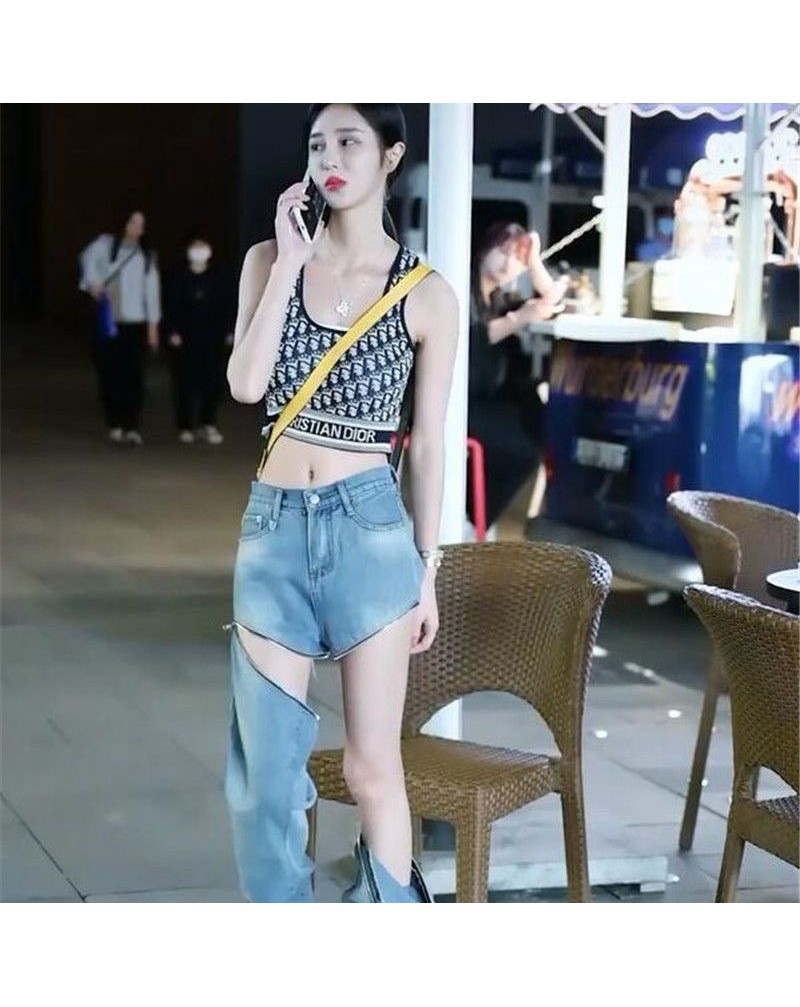 ディオール ベストニット氷の糸無袖トップス夏服女性向け人気フリーサイズ