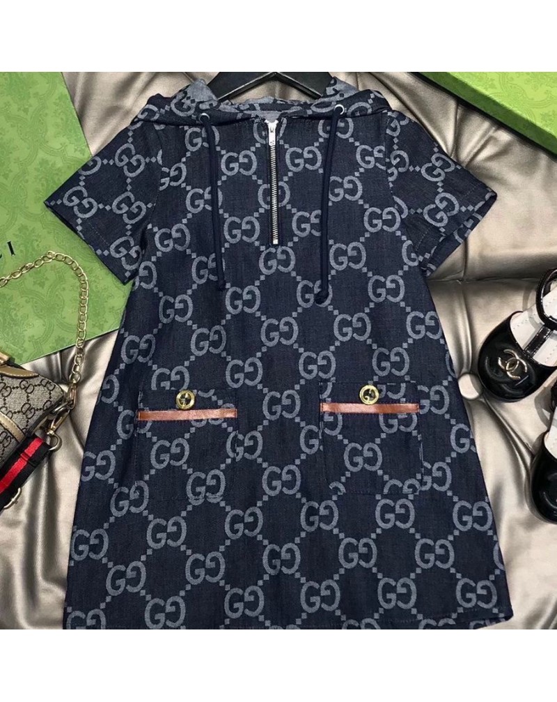 グッチ ｔシャツハーフパンツセット子供用ワンピースフード付きキッズ短袖シャツ上下セット女の子男の子お洒落カジュアル人気