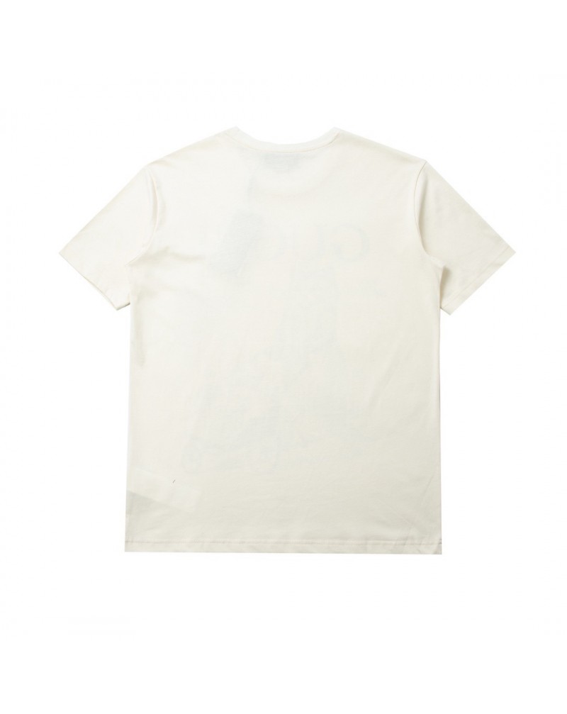 グッチ ｔシャツ半袖ペアお揃い可愛い猫付きティシャツ短袖23SSコットン製人気トップス