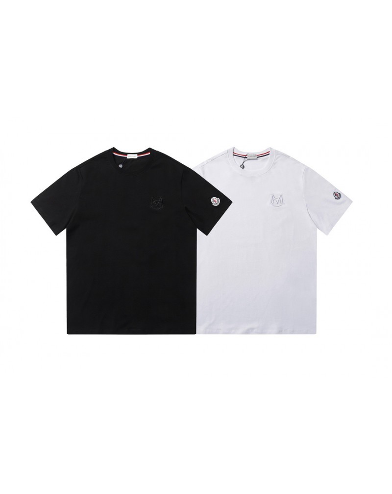 モンクレール ｔシャツ半袖ペアお揃いコットン製人気ティシャツ短袖お洒落ファッション高級
