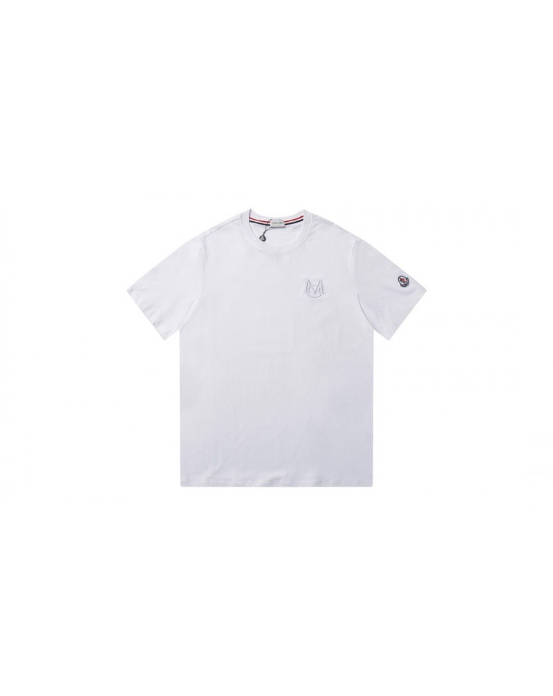 モンクレール ｔシャツ半袖ペアお揃いコットン製人気ティシャツ短袖お洒落ファッション高級