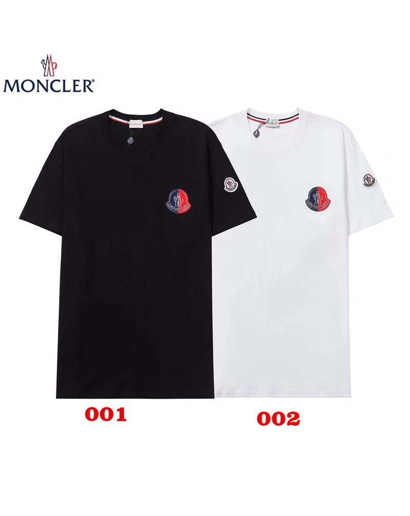 モンクレール ｔシャツ半袖コットン製人気ティシャツ23SS精緻刺繍短袖ペアルック高級