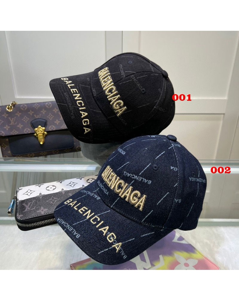 バレンシアガ キャップお洒落韓国風精緻刺繍ロゴ野球帽子カジュアル男女向け人気