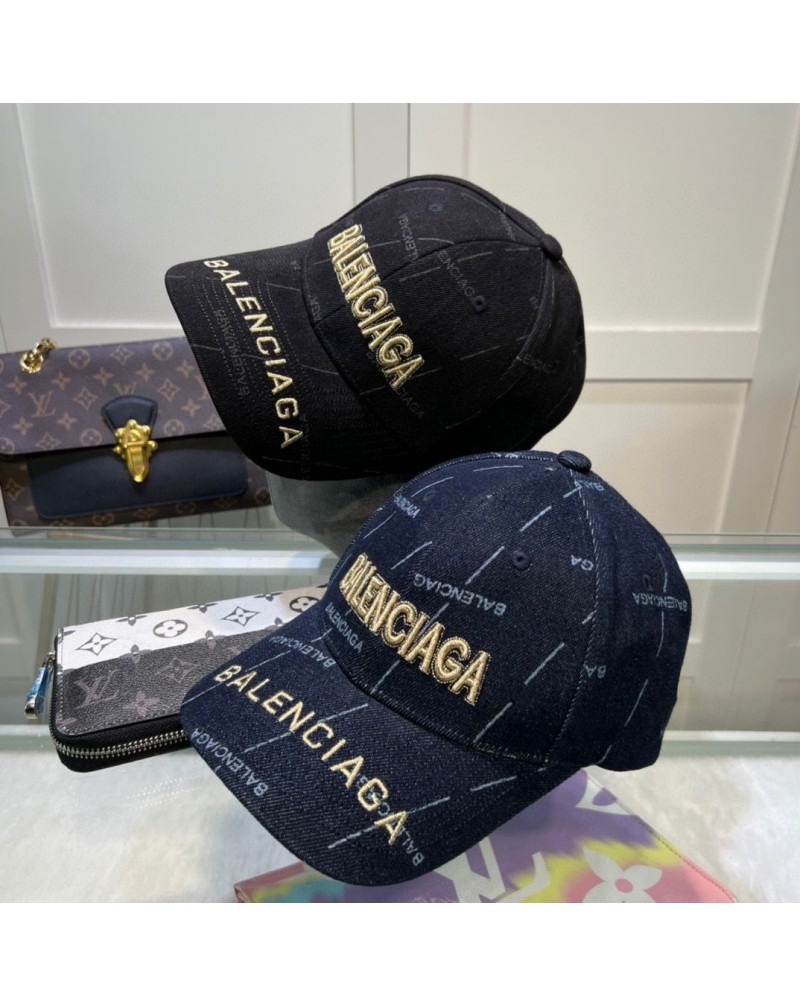バレンシアガ キャップお洒落韓国風精緻刺繍ロゴ野球帽子カジュアル男女向け人気