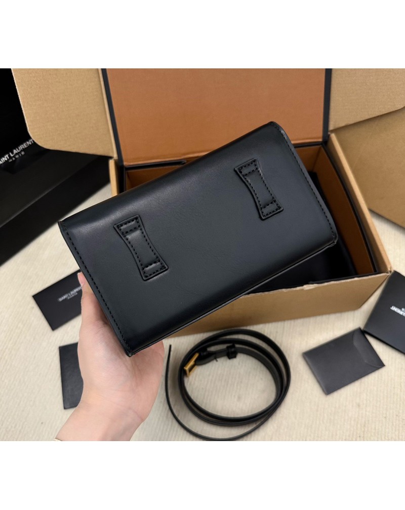 サンローラン ウエストバッグファッション高級革製斜め掛けバッグ芸能人愛用