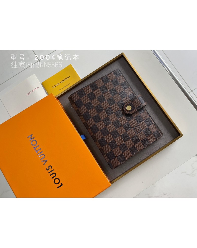 ヴィトン ノートお洒落革製モノグラムダミエ手帳人気ブランド携帯便利何枚カード収納実用性システムページ取り外し変換でき友達にプレゼント最適